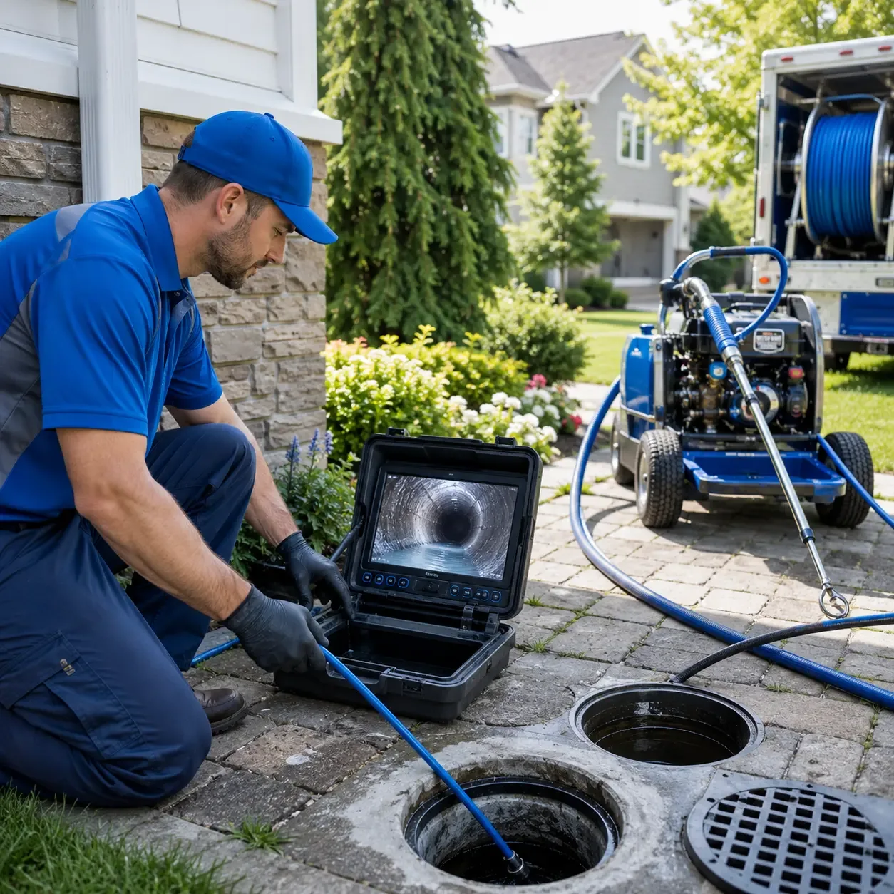 Outdoor drain cleaning professionals serving High Point, NC